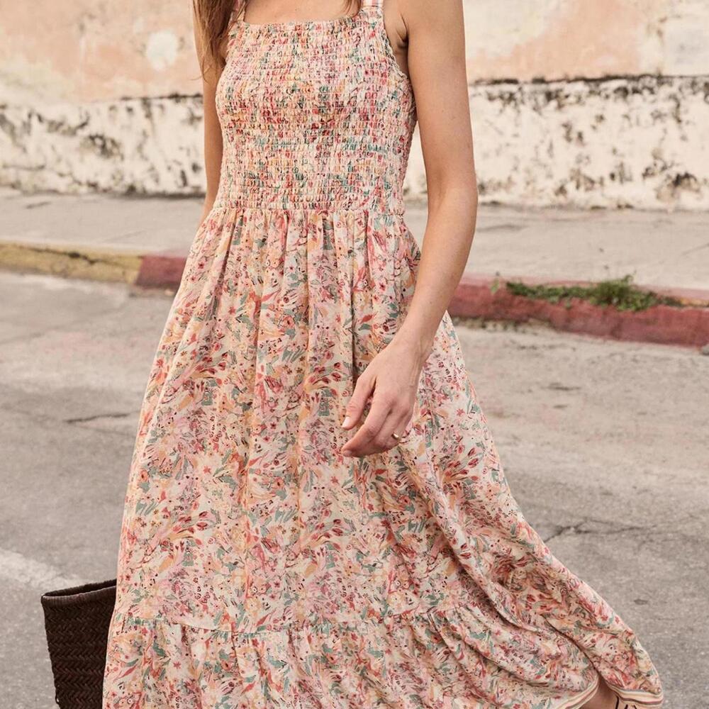 Marine layer selene multicolor maxi dress size M